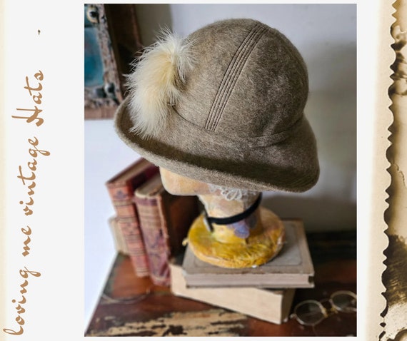 1940s - 1950s vintage hats/ felted hat/headwear/h… - image 2