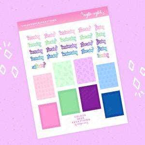Digital Planner Stickers, Crystal Stickers, Precropped Goodnotes ...