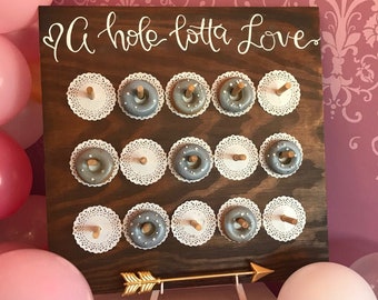 15 - 30 pcs Donut board, Donut Wall, Donut Holder, Donut Stand, Doughnut Stand, Donut Bar, Donut Display, Donut Wall Wedding, Dessert Wall