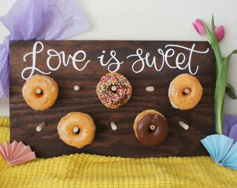 20 PCS Donut Wall, Donut Stand, Donut Board, Donuts, Donut Party, Wedding, Birthday, Bridal Shower, Baby Shower, Baby Gender Reveal