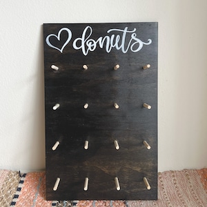16 to 32 pcs Donut board, Donut Wall, Donut Holder, Donut Stand, Doughnut Stand, Donut Bar, Donut Display, Donut Wall Wedding, Dessert Wall