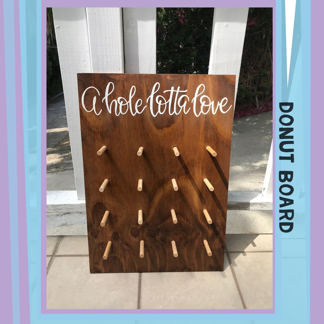 16 PCS up to 32 Donuts Donut Stand Donut Wall Donut Board Etsy