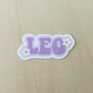 Leo Sticker for Water Bottle Leo Zodiac Sticker Leo sticker Horoscope sticker Zodiac sticker Astrology sticker Laptop sticker