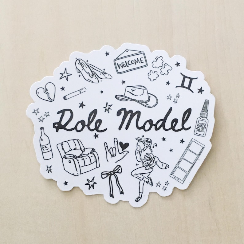 Role Model Sticker, Role Model Water Bottle Sticker, Kindle Stickers ...