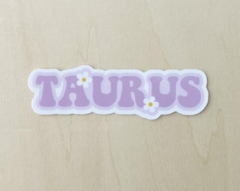 Vinilo adhesivo del signo zodiacal Tauro: Signo astrológico resistente al agua