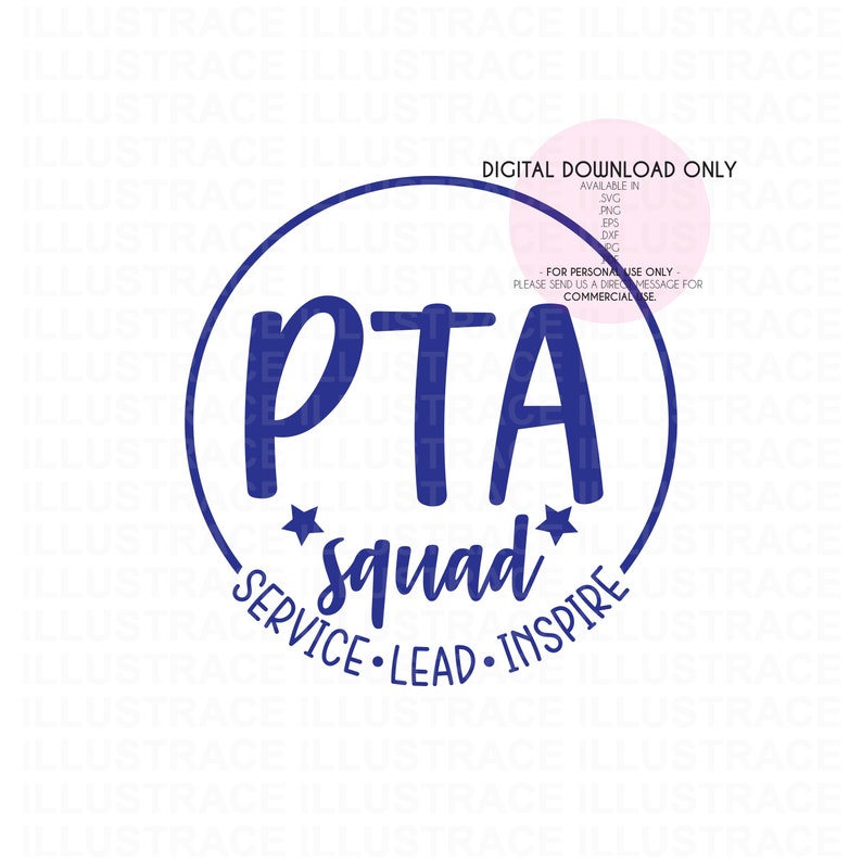 Pta Lettering PTA Squad SVG, Staff Appreciation, Teamwork Design (digital Download ...