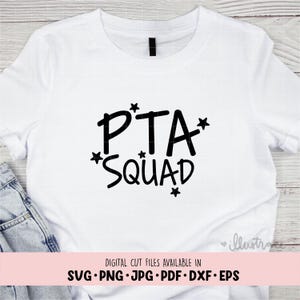 PTA Shirt für Volunteer, PTA Crew, Pta Squad, Pta Team Shirt, Shirt Design, Schul Shirt, Eltern Lehrer Vereinigung, Shirt Sublimation