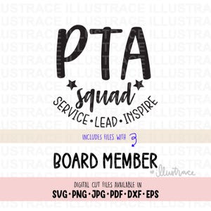 SVG PTA Personalanerkennung, PTA-Crew, Eltern, Service, Teamwork, Shirt-Design, Schul-Shirt, Eltern-Lehrer-Vereinigung, Shirt-Sublimation