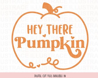 Hola Calabaza SVG, Decoración de Otoño, Huerto de Calabazas (Descarga Digital)