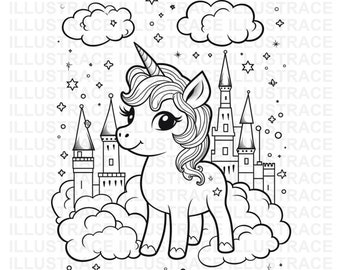 I Just Want A Unicorn Mini Coloring Book – Sugar Moon Bloom