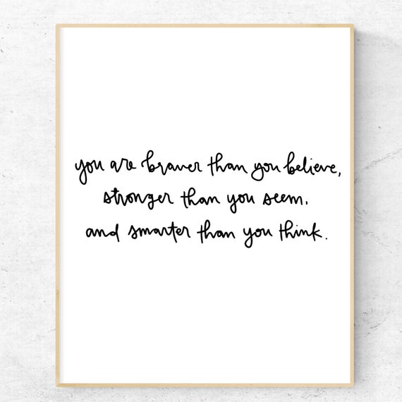 Etsy Inspirational Quotes Motivational Quotes, Quote Wall Art,