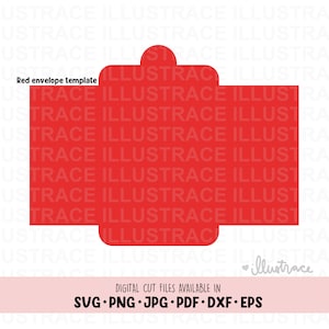 Modèle d'enveloppe rouge nouvel an lunaire 2024 - carte de nouvel an lunaire, enveloppe nouvel an lunaire, nouvel an chinois 2024, année du dragon svg