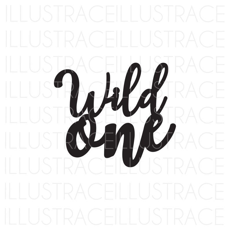 SVG Wild One Theme - 1st Birthday, First Birthday, Cake Topper, Vector ...