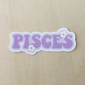 Pisces sticker for Water Bottle Pisces Zodiac Sticker Pisces sticker Horoscope sticker Zodiac sticker Astrology sticker Laptop sticker