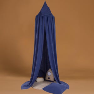 Muslin Canopy for Kids Bed | Nursery Canopy | Play Tent for Kids| Boho Room Decor| Bed Canopy | Handmade Cotton Canopy| Reading Nook