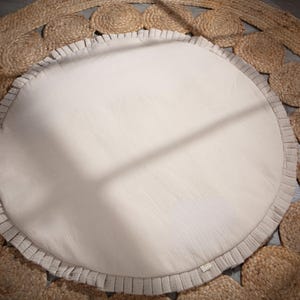 Round Playmat| Soft Cotton Mat For Kids|Baby Gifts| Play Mat For Newborns| Baby play mat| Baby Rug| Nursery Floor mat| Infant Activity Mat|