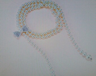 Pearl Chain Bridal Sash / Belt for Brides, Bridemaids and formal occassions