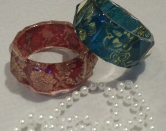 Beautiful Resin Bangle, Bracelets, Jewelry, Accessories, Fashion Jewelry, Statement Bracelet, Gifts