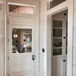 Custom Interior Transom,  interior window, fanlight, crossbeam , above door