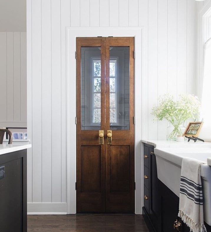 Custom French Pantry Doors Double French Kitchen Door Etsy