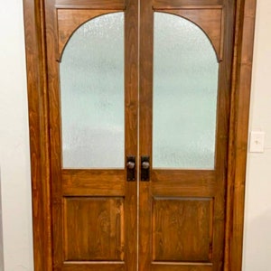 French Doors with Arches Antique pantry door