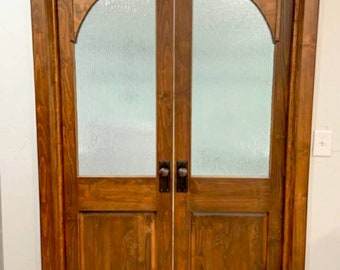 French Doors with Arches Antique pantry door