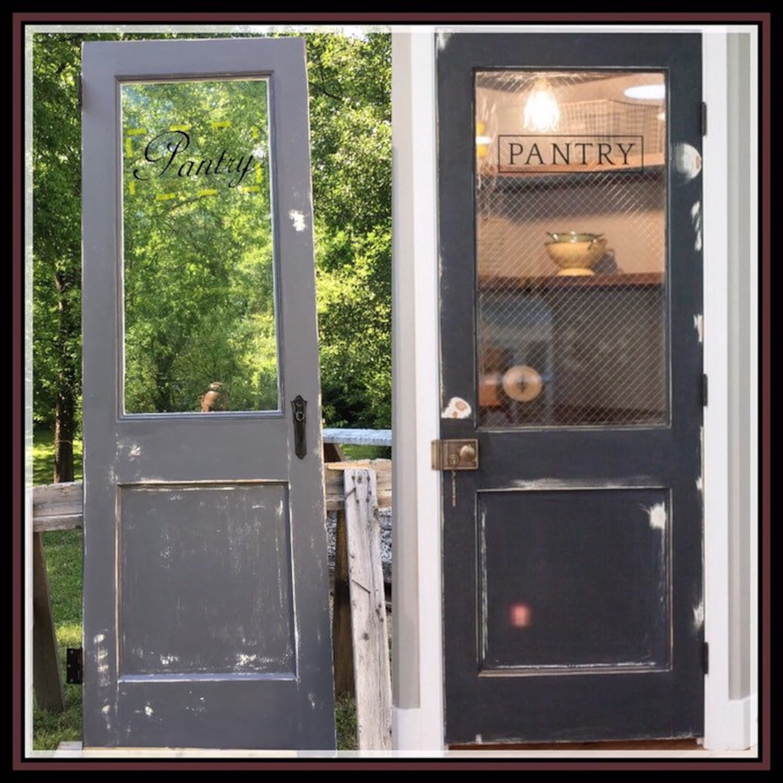 Vintage Pantry Door Antique Pantry Door Barn Pantry Door Barn Door