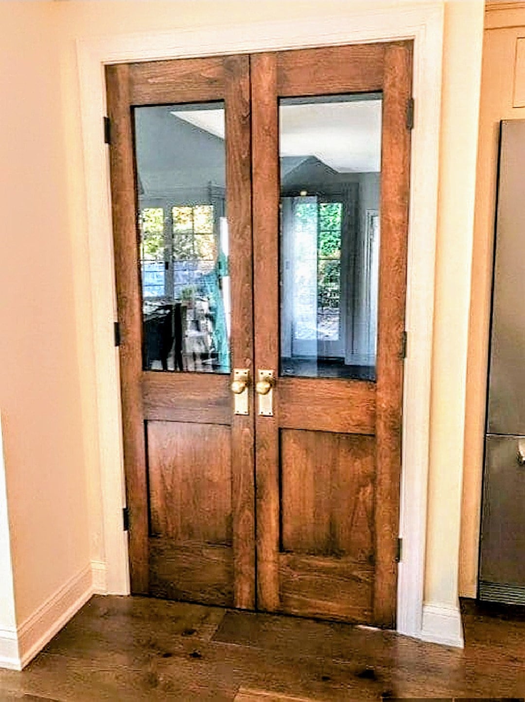 Custom French Pantry Doors: Tempered Glass, Farmhouse Kitchen Decor - Etsy, image size:1080x1446