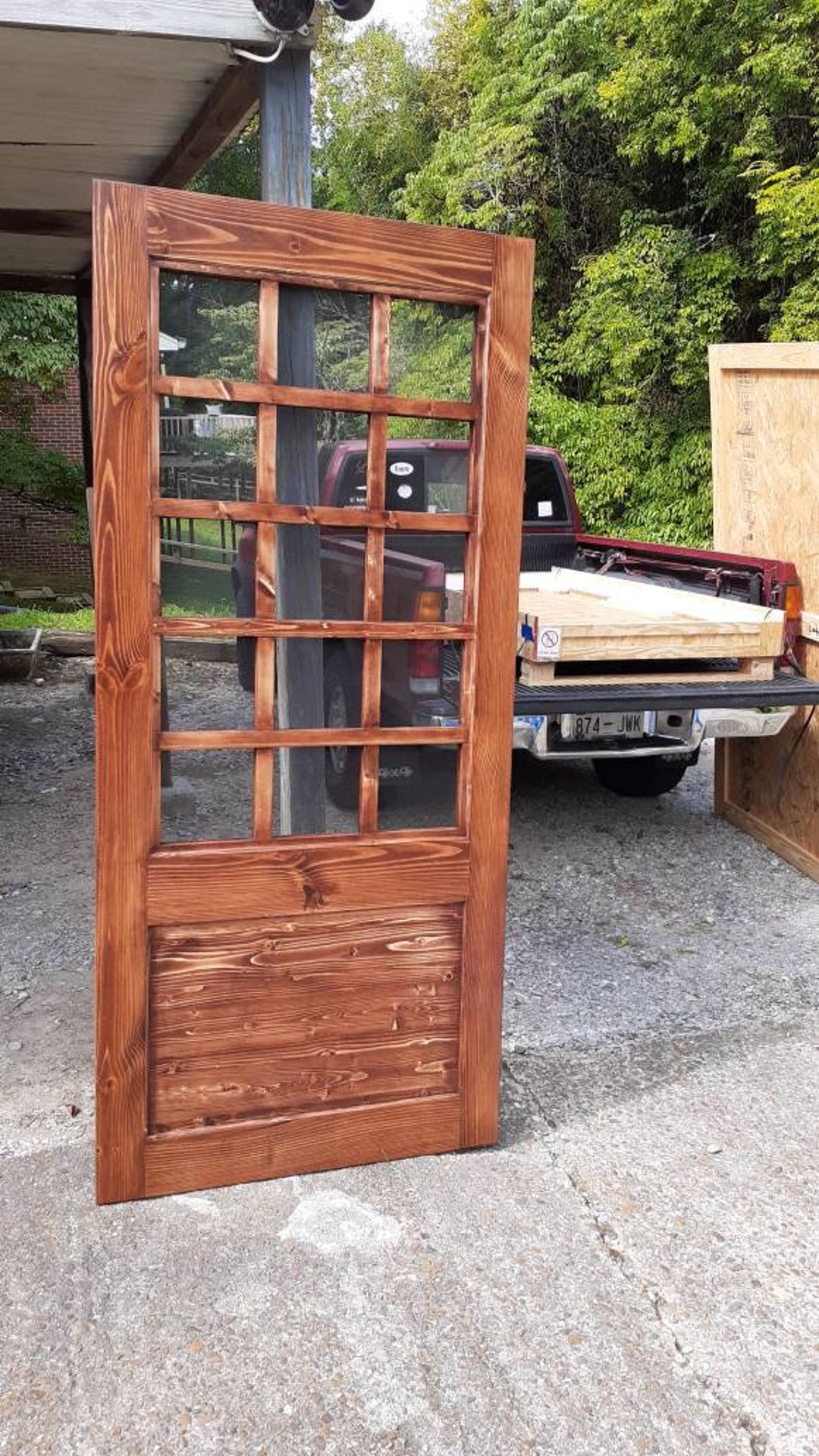 Custom Vintage Farmhouse Screen Door, Storm Door, Unique Door, Cottage