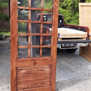Custom Vintage Farmhouse Screen Door, Storm Door, Unique Door, Cottage Door