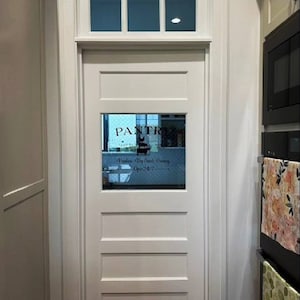 Transom, Custom Interior Transom,  interior window, fanlight, crossbeam , above door