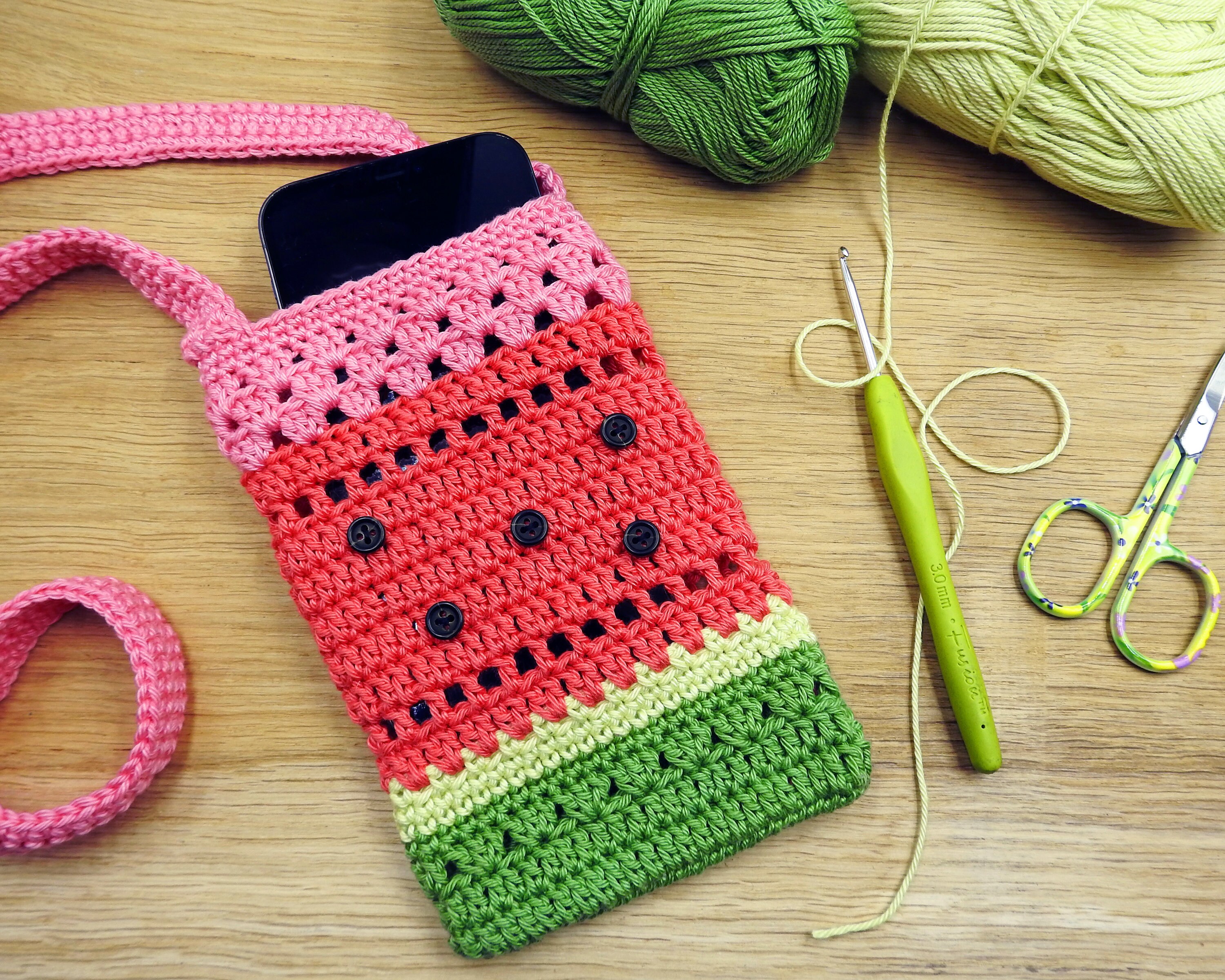 Slowslowly■Fruits Crochet Cell Phone Bag スマホバッグ il_fullxfull.4837738745_l360.jpg