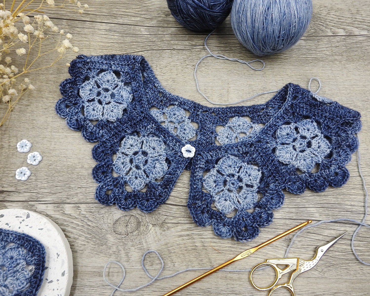 c*o様 UND CROCHET KNIT COLLAR Hypnotic Hand Crochet Sweater Chalk Online | Zimmermann