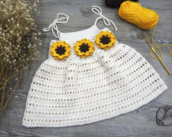 sunflower dress crochet pattern Sunflower granny square dress (My first dress!!) : r/crochet