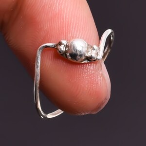 Superb 925 Solid Sterling Silver Jewelry Ethnic Style Designer Ring 7 US