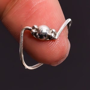 Beatiful 925 Solid Sterling Silver Jewelry Ethnic Style Designer Ring 6 US