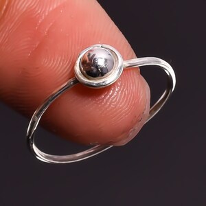 Superb 925 Solid Sterling Silver Jewelry Ethnic Style Designer Ring 6 US