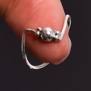 925 Solid Sterling Silver Jewelry Ethnic Style Designer Ring 6 US