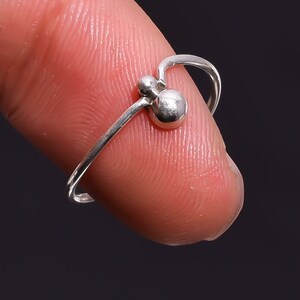Classic 925 Solid Sterling Silver Jewelry Ethnic Style Designer Ring 6 US