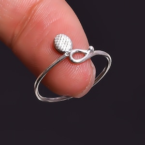 Wonderful 925 Solid Sterling Silver Jewelry Ethnic Style Designer Ring 5.5 US