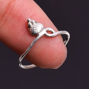 Beautiful925 Solid Sterling Silver Jewelry Ethnic Style Designer Ring 6 US