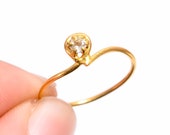Aquamarine , Natural Aquamarine Round Shape Gemstone Ethnic Style Handmade Jewelry 925 Sterling Gold Plated Ring , Handmade Ring Jewelry