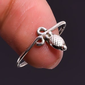 Classic 925 Solid Sterling Silver Jewelry Ethnic Style Designer Ring 6 US