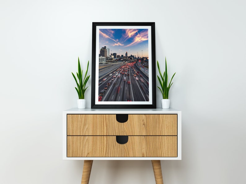 Atlanta Skyline from the 17th Street Bridge — Fine Art Photography Print image 3
