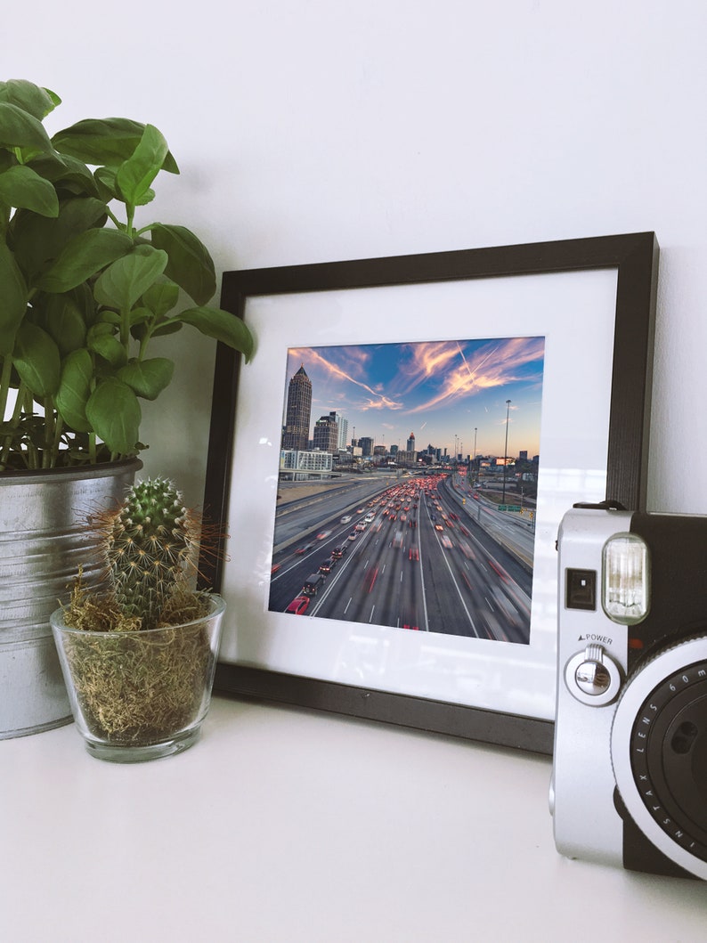 Atlanta Skyline from the 17th Street Bridge — Fine Art Photography Print image 5