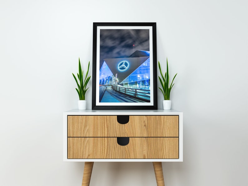 Atlanta Photography Art Print - Mercedes Benz Stadium Atlanta United ...