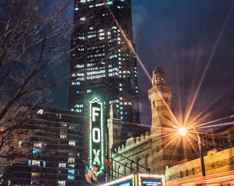 The Fox Theatre at Night — Atlanta Long Exposure Fine Art Photography Print