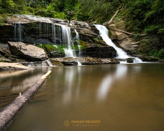 Georgia Landscape Photography Art Print - Panther Creek Water Fall - Multiple Sizes - Photo or Poster