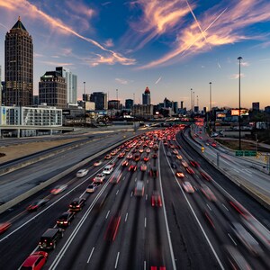 Atlanta Skyline from the 17th Street Bridge — Fine Art Photography Print image 1