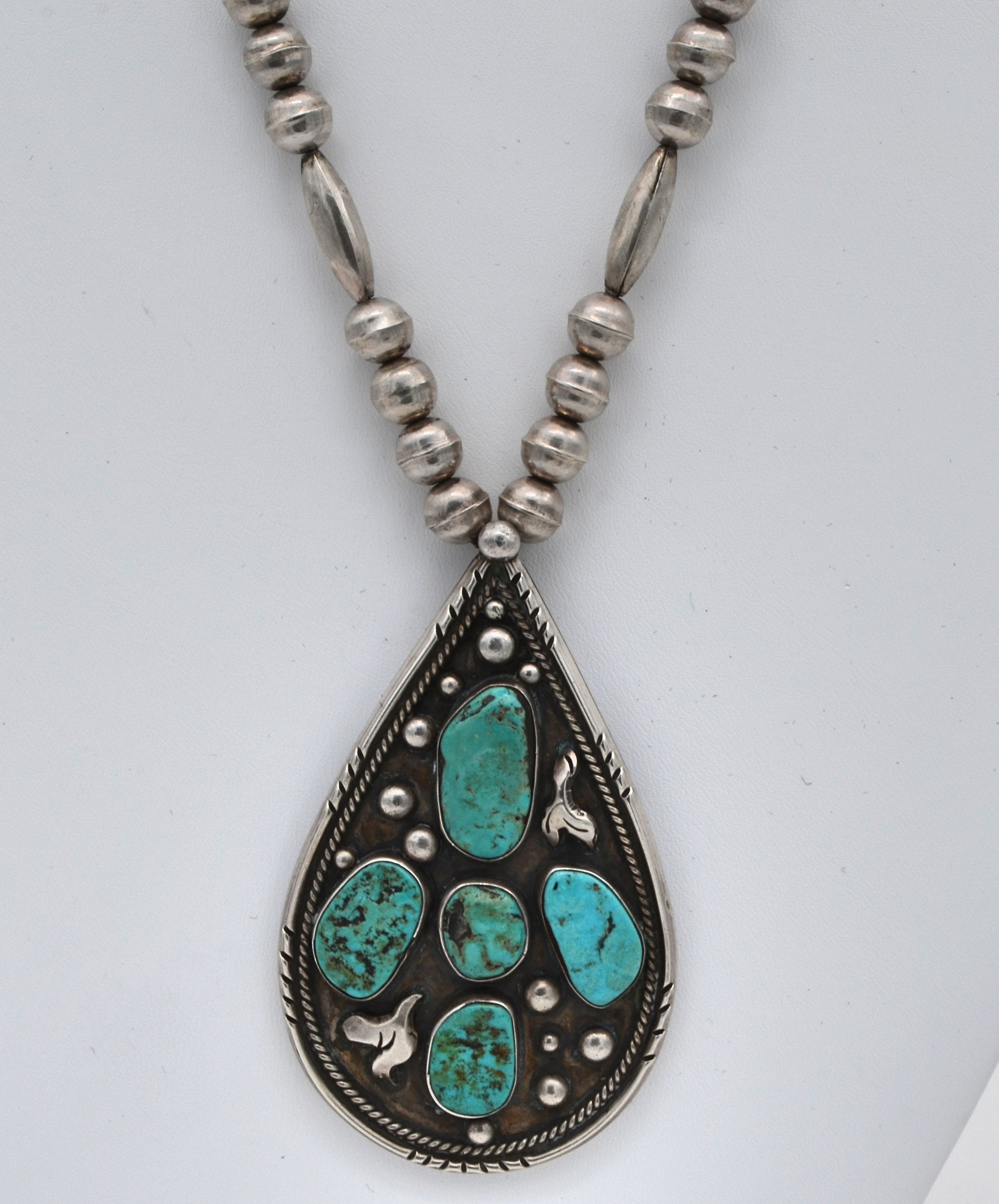 Spectacular Navajo Turquoise Necklace - Etsy UK